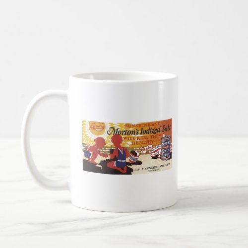 Morton Iodized Salt Ad from a WashingtonIA store  Coffee Mug