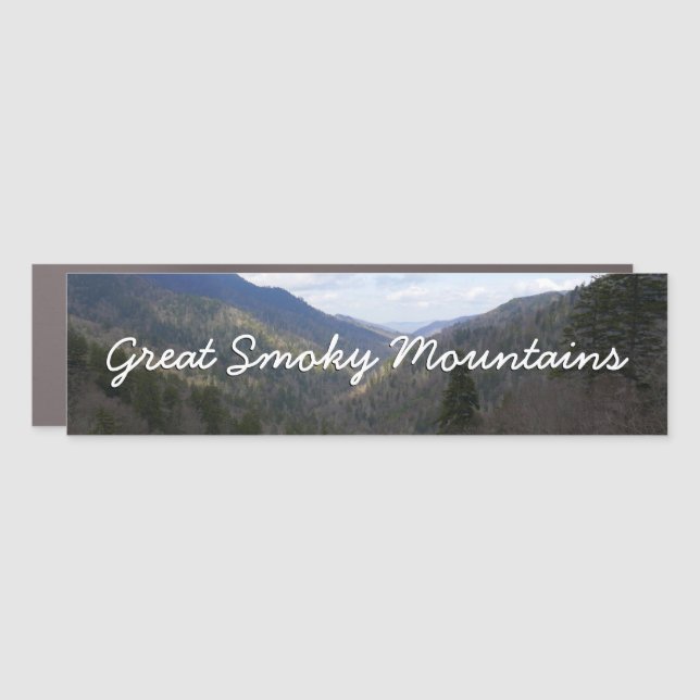 Morton Overlook at Great Smoky Mountains Car Magnet (Front)