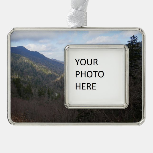 Morton Overlook at Great Smoky Mountains Christmas Ornament (Front)