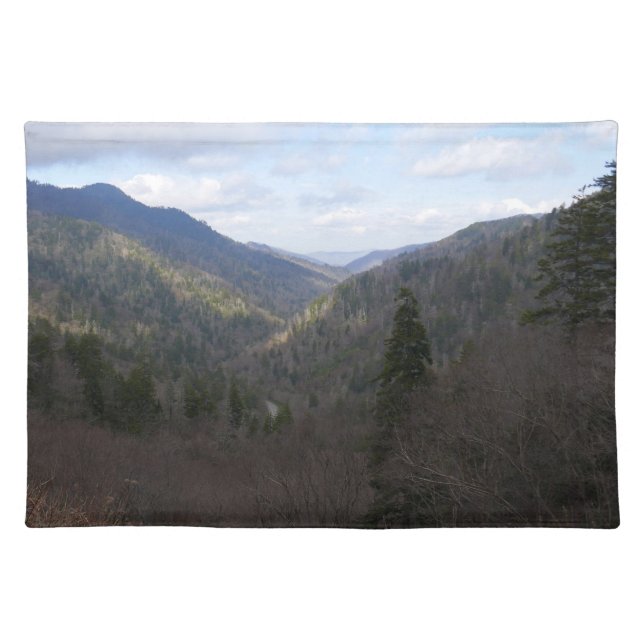 Morton Overlook at Great Smoky Mountains Cloth Placemat (Front)