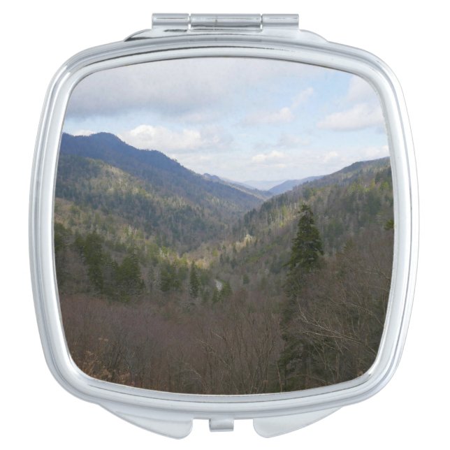 Morton Overlook at Great Smoky Mountains Compact Mirror (Front)