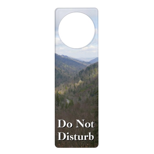 Morton Overlook at Great Smoky Mountains Door Hanger (Front)