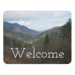 Morton Overlook at Great Smoky Mountains Door Sign