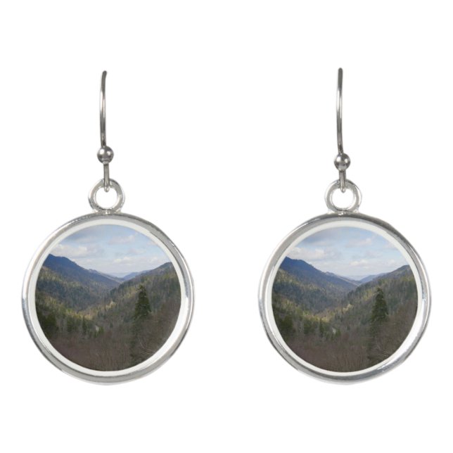 Morton Overlook at Great Smoky Mountains Earrings (Front)
