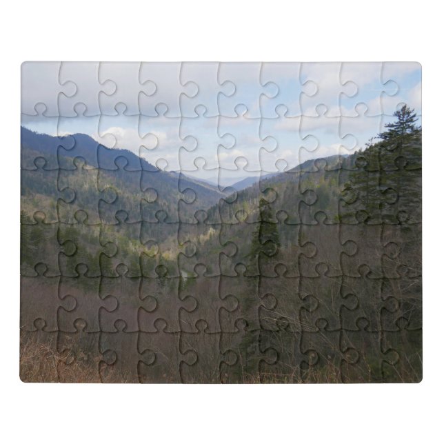 Morton Overlook at Great Smoky Mountains Jigsaw Puzzle (Puzzle Horizontal)