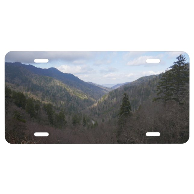 Morton Overlook at Great Smoky Mountains License Plate (Front)