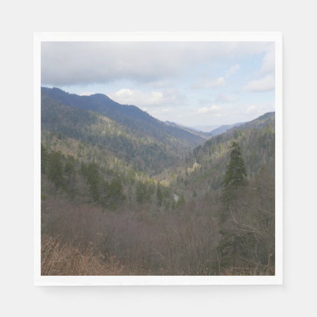 Morton Overlook at Great Smoky Mountains Napkins (Front)