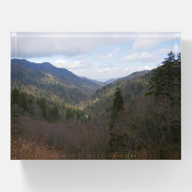 Morton Overlook at Great Smoky Mountains Paperweight (Front)