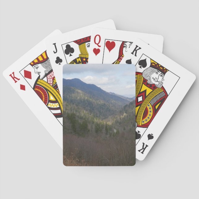 Morton Overlook at Great Smoky Mountains Poker Cards (Back)