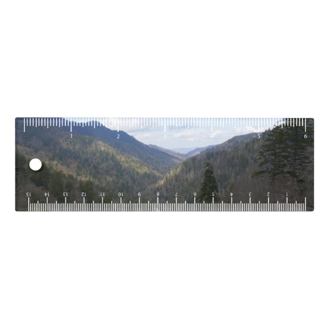 Morton Overlook at Great Smoky Mountains Ruler (Front)
