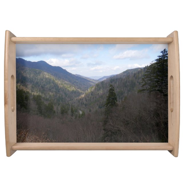 Morton Overlook at Great Smoky Mountains Serving Tray (Front)