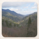 Morton Overlook at Great Smoky Mountains Square Paper Coaster