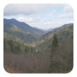 Morton Overlook at Great Smoky Mountains Square Sticker