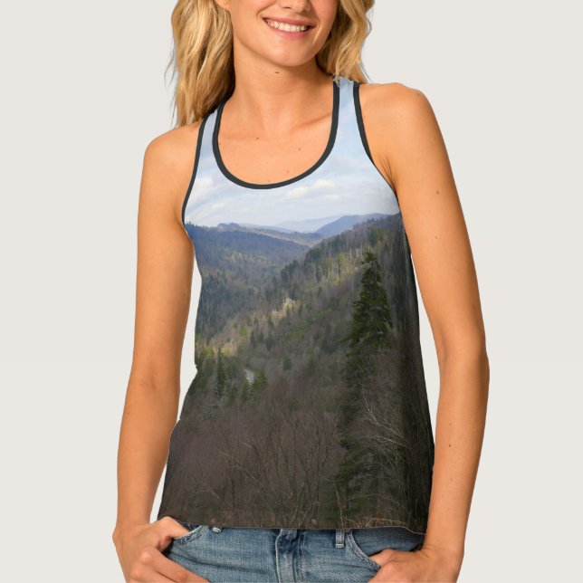 Morton Overlook at Great Smoky Mountains Tank Top (Front)