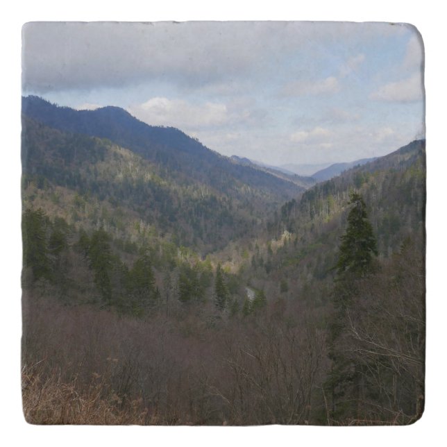 Morton Overlook at Great Smoky Mountains Trivet (Front)