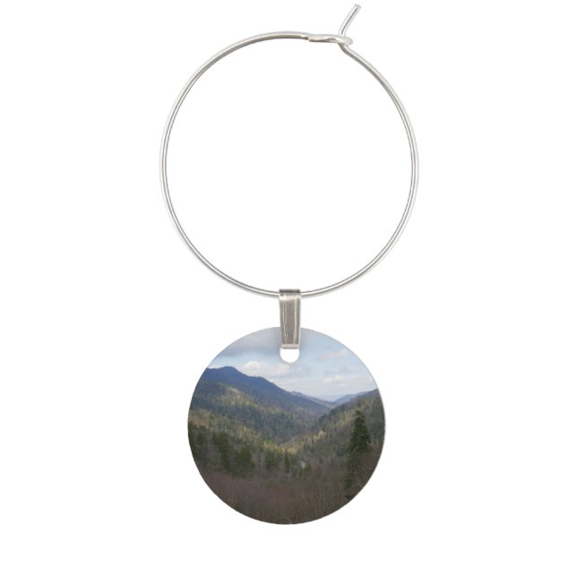 Morton Overlook at Great Smoky Mountains Wine Charm (Front)