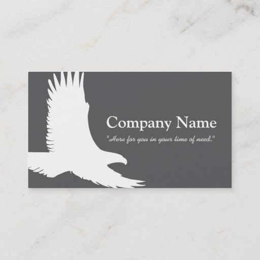 Customizable Mortuary Business Card