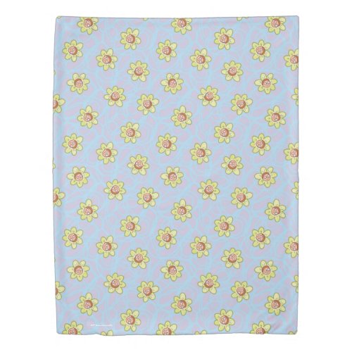 Morty Flower Pattern Duvet Cover