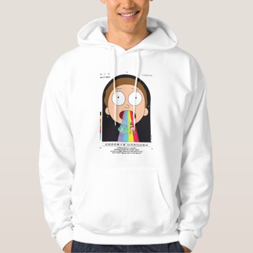 Morty Goodbye Moonmen Quote Graphic Hoodie