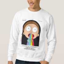 Morty Goodbye Moonmen Quote Graphic Sweatshirt