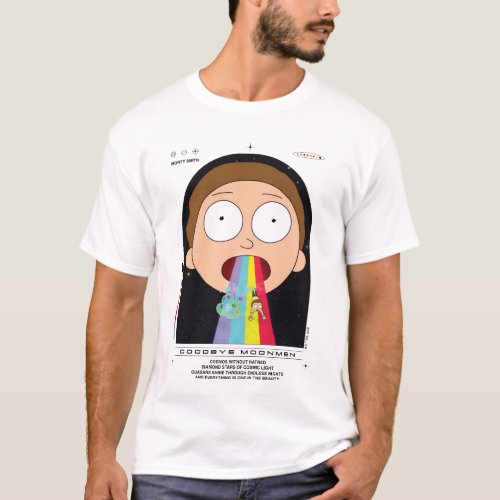 Morty Goodbye Moonmen Quote Graphic T_Shirt