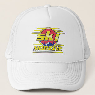 Morzine France Ski 80s logo Trucker Hat