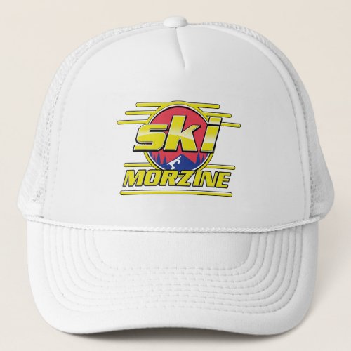 Morzine France Ski 80s logo Trucker Hat