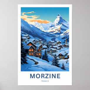 Morzine France Travel Print