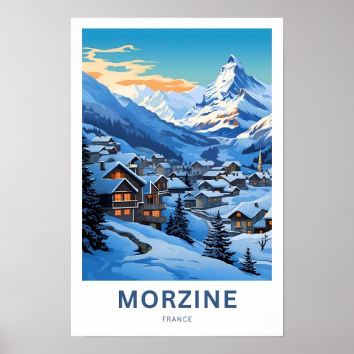Morzine France Travel Print