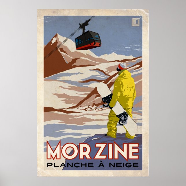 Morzine - Vintage Effect Poster (Front)