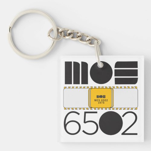 MOS 6502 Keychain