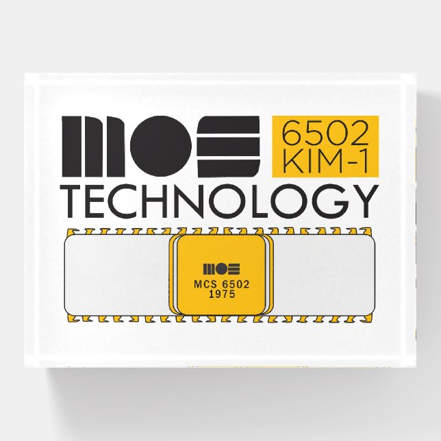 MOS 6502 Paperweight (Front)