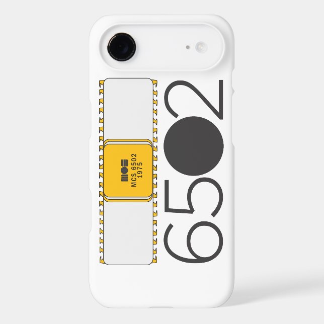 MOS 6502 phone case (Back)