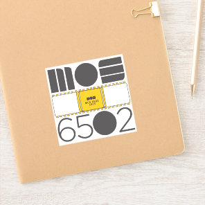 MOS 6502 sticker