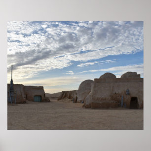 Mos Espa on planet Tatooine Poster