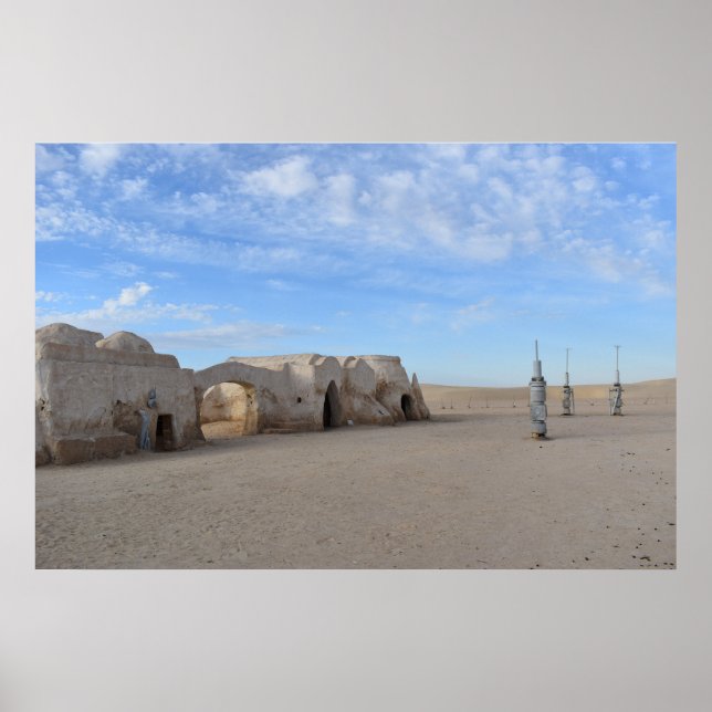 Mos Espa on planet Tatooine  Poster (Front)