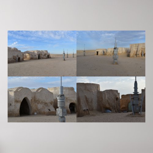Mos Espa on planet Tatooine  Poster