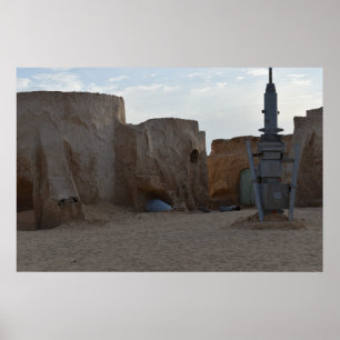 Mos Espa on planet Tatooine  Poster