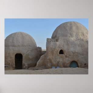Mos Espa on planet Tatooine  Poster