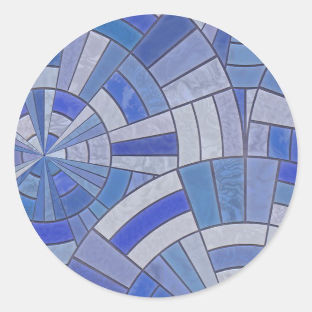 Mosaic 4 TPD Classic Round Sticker (Front)