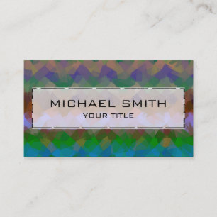 Mosaic Abstract Art #17 Business Card