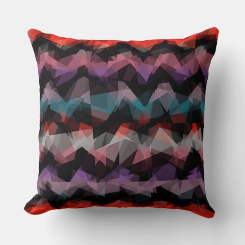 Mosaic Abstract Art 19 Throw Pillow