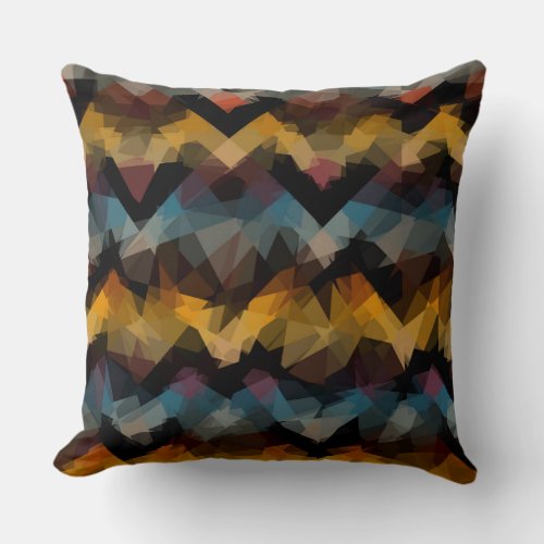 Mosaic Abstract Art 20 Throw Pillow