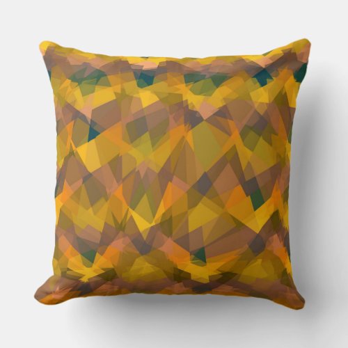 Mosaic Abstract Art 24 Throw Pillow