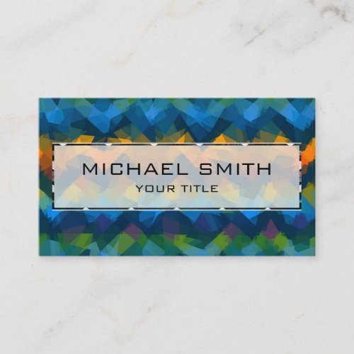 Mosaic Abstract Art 25 Business Card