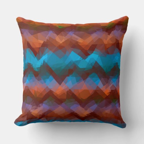 Mosaic Abstract Art 26 Throw Pillow