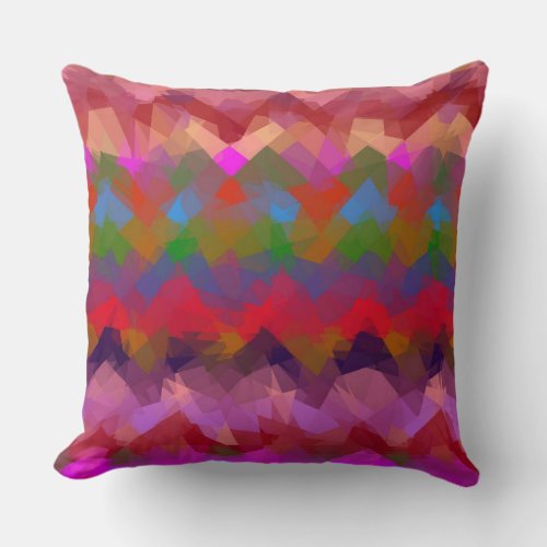 Mosaic Abstract Art 27 Throw Pillow