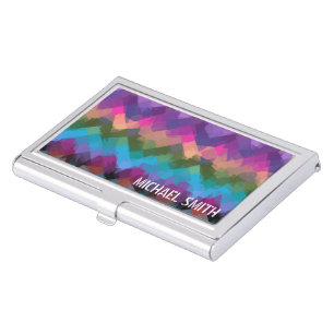 Mosaic Abstract Art #2 Case For Business Cards