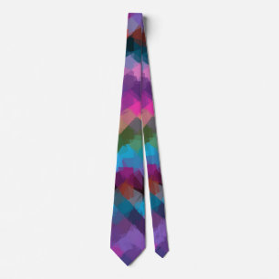 Mosaic Abstract Art #2 Neck Tie