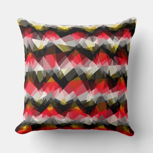 Mosaic Abstract Art 32 Throw Pillow